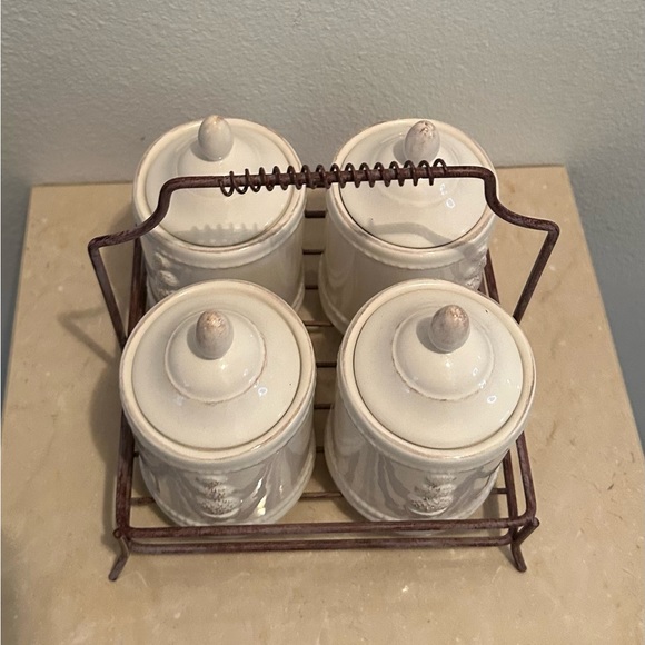 Barreveld International 4 Condiment caddy with Carrier - Picture 2 of 6